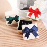 Bow Necklace Earrings Packaging Gift Box 0 - Tophatter Daily Deals