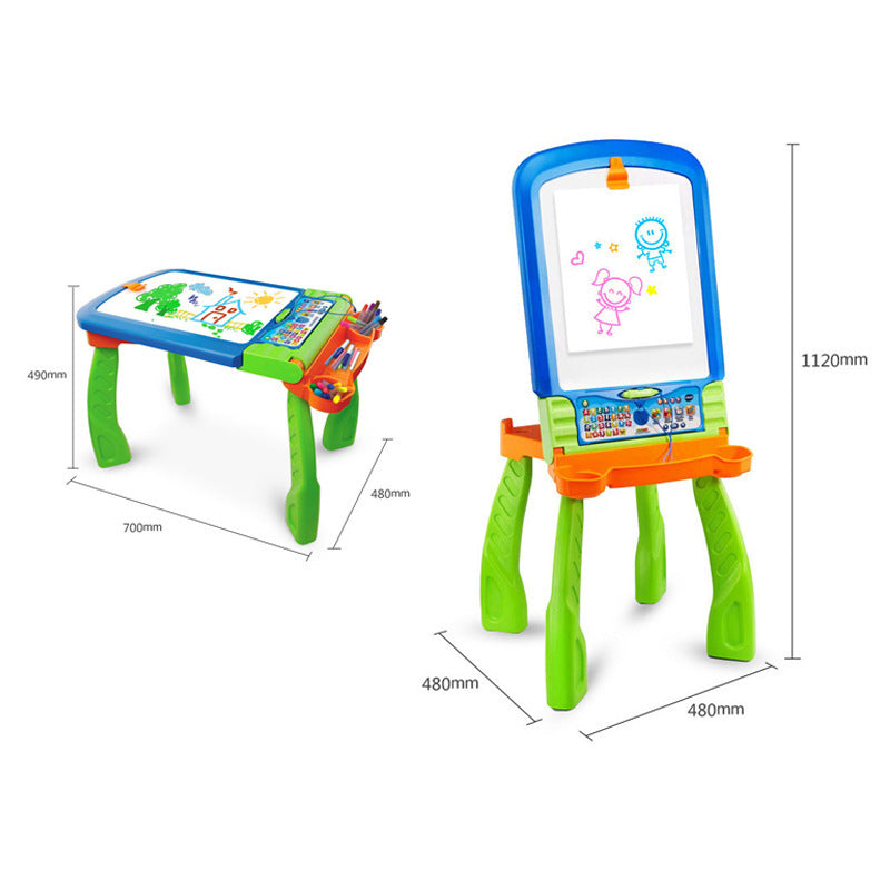 4-in-1 Children's E-learning Drawing Board Learning Sketchpad 0 - Tophatter Daily Deals