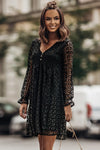 Buttoned Empire Waist Lace Dress Casual Dresses - Tophatter Daily Deals