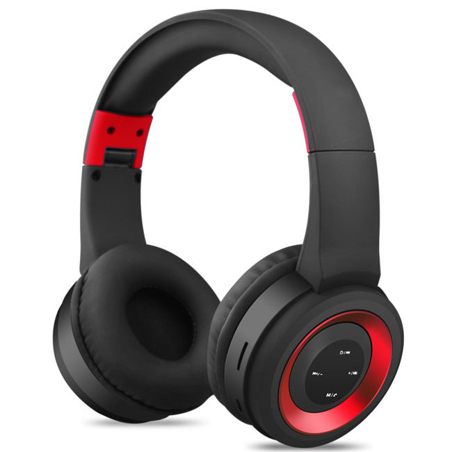 Bluetooth Headset Sports Built-in TF Card Bilateral Stereo Red 0 - Tophatter Daily Deals