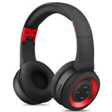 Bluetooth Headset Sports Built-in TF Card Bilateral Stereo Red 0 - Tophatter Daily Deals