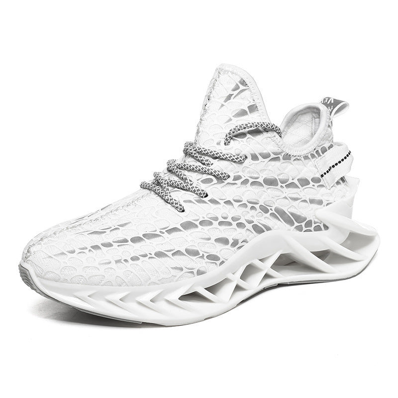 Blade Bottom Men's Trendy Sports Casual Shoes Reflective Lightweight Breathable Running Shoes 0 - Tophatter Daily Deals