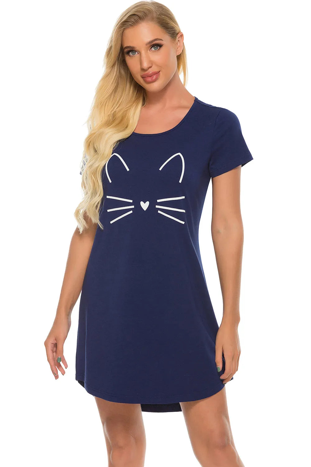 Graphic Round Neck Short Sleeve Lounge Dress Sleep Dresses Apparel & Accessories Fast Shipping Free Shipping H#Y HOT DEALS HOME PAGE Lingerie Sleepwear Loungewear New Deals sexy lingerie Ship From Overseas Ship from USA Sleep Sleep Dresses sleepwear Sleepwear & Loungewear USA USA STOCK women lingerie Women's Fashion - Tophatter Daily Deals And Savings