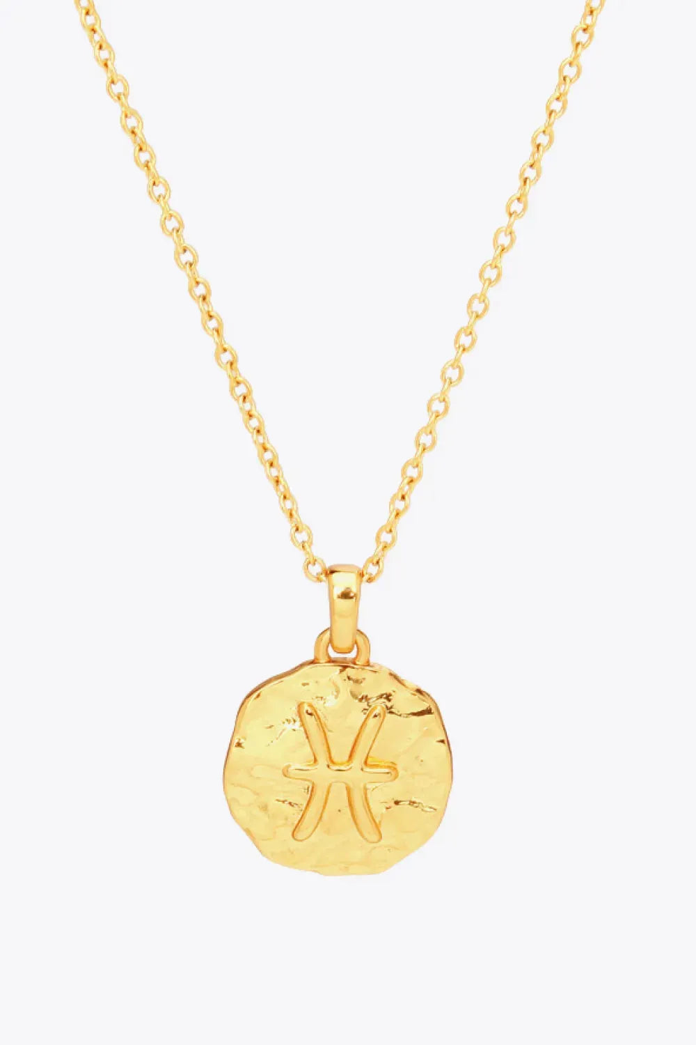 Constellation Pendant Chain Necklace Pisces One Size Necklaces - Tophatter Daily Deals
