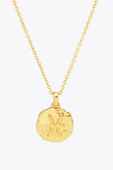 Constellation Pendant Chain Necklace Pisces One Size Necklaces - Tophatter Daily Deals