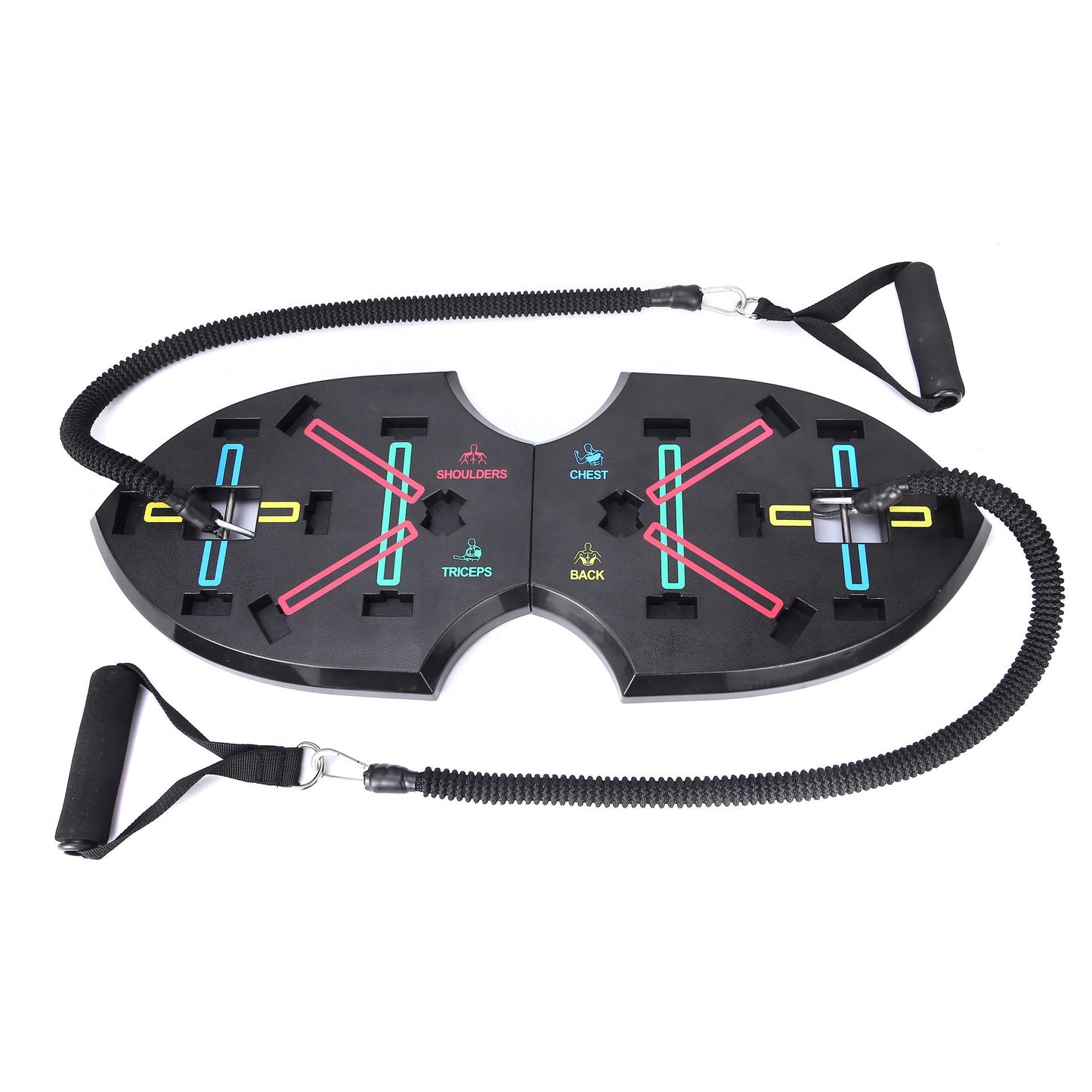 Butterfly Push-up Board Bracket Men And Women Fitness Equipment Butterfly Reinforced Rope 0 - Tophatter Daily Deals