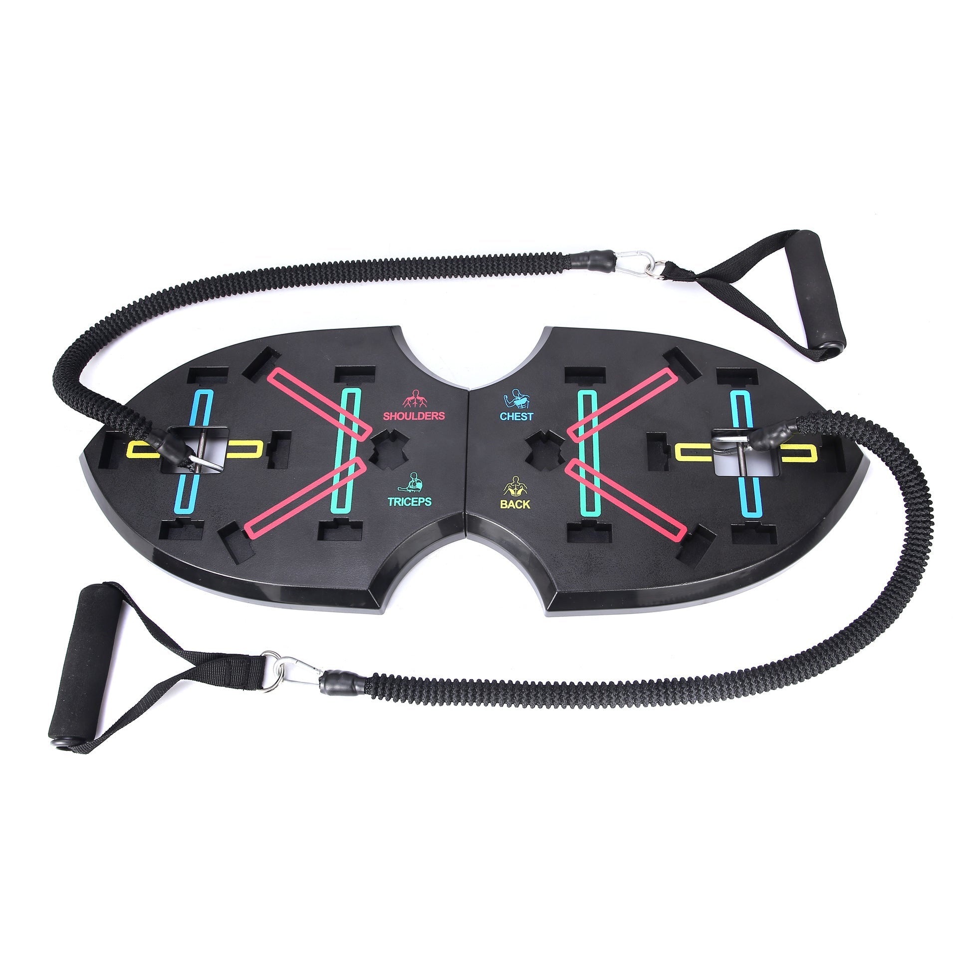 Butterfly Push-up Board Bracket Men And Women Fitness Equipment Butterfly Reinforced Rope 0 - Tophatter Daily Deals