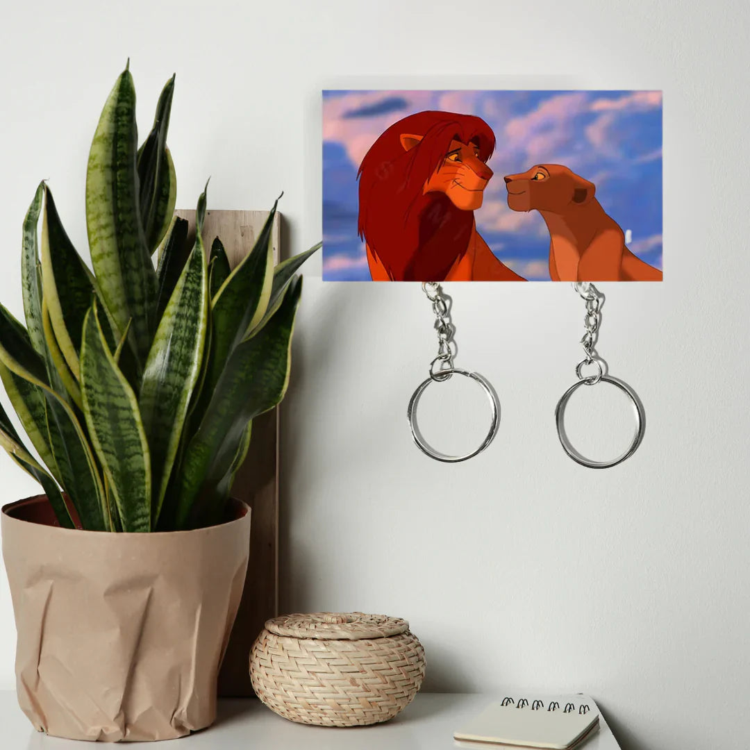 Couples Keychains™️ Simba & Nala - Lion King - Tophatter Daily Deals