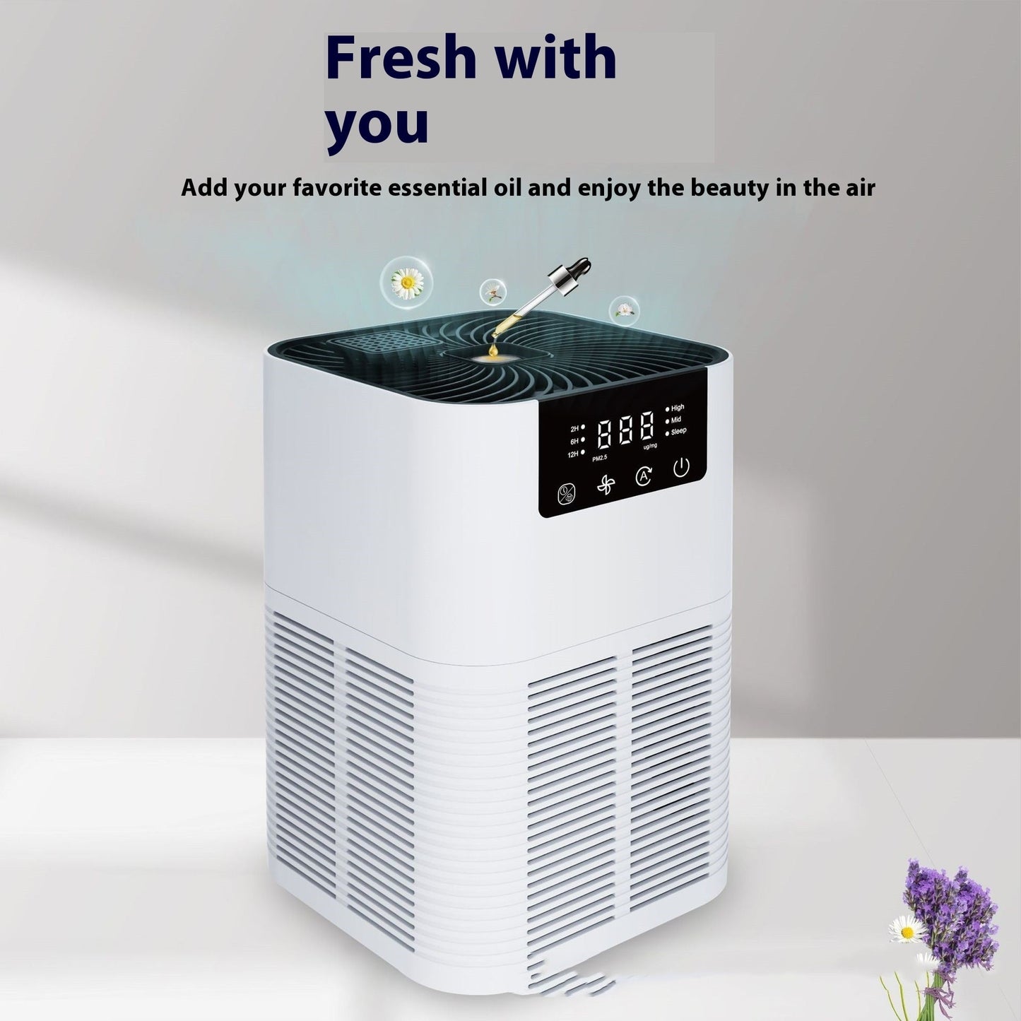 Anion Desktop Air Purifier Indoor White US 0 - Tophatter Daily Deals