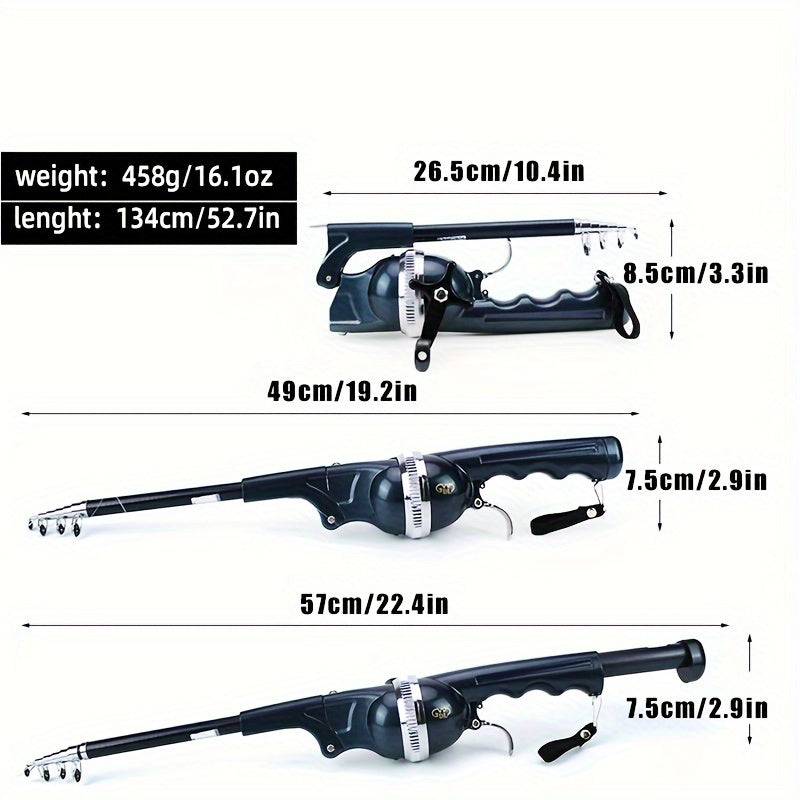 Fishing Rod with Built-in Reel and Line Outdoor > Fishing - Tophatter Daily Deals