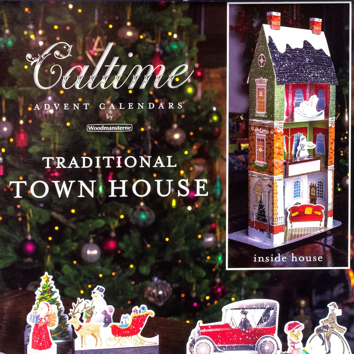 3D Townhouse Christmas Advent Calendar Build Your Own Christmas Advent Calendar Advent Calendar - Tophatter Daily Deals
