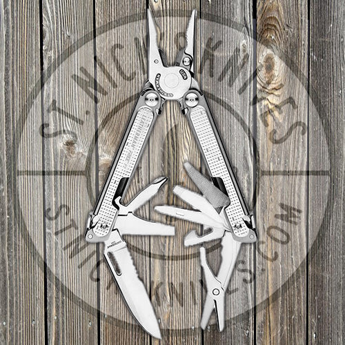 Leatherman Free P2 Multi-Tool - Gray Nylon Sheath - 832636 Multi-Tools - Tophatter Daily Deals