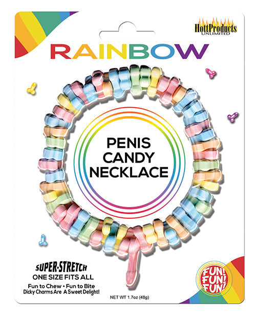 Rainbow Penis Candy Necklace Candy - Tophatter Daily Deals