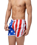 Mens Trunks American Flag SWIMSUIT - Tophatter Daily Deals