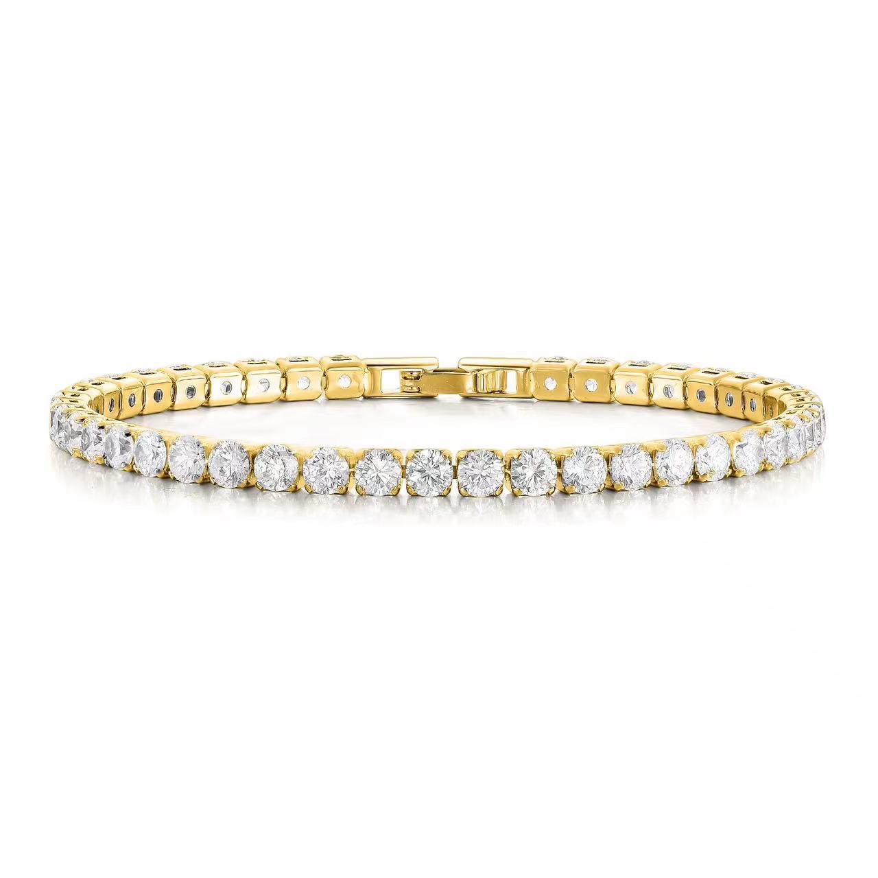 Alessandra™ Diamond Tennis Bracelet Bracelets - Tophatter Daily Deals