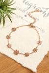 Gold Daisy Alloy Adjustable Bracelet Bracelets - Tophatter Daily Deals