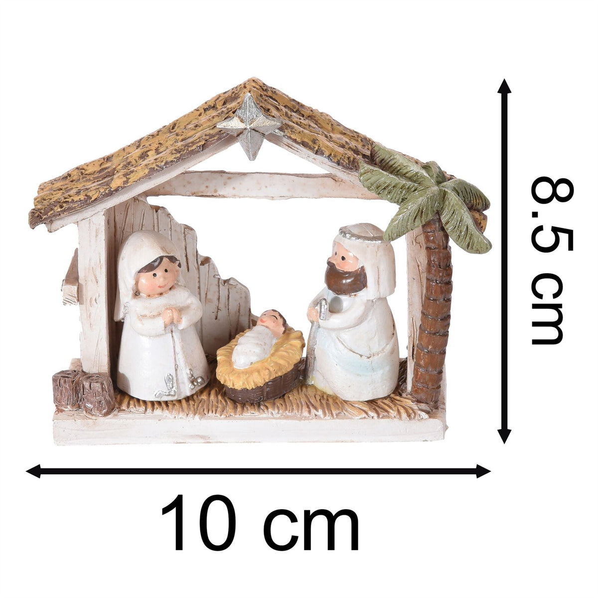 Mini Christmas Nativity Scene | Nativity Set with Baby Jesus, Mary & Joseph Nativity Set - Tophatter Daily Deals