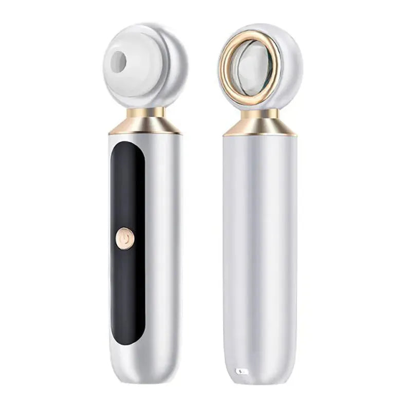Portable Visual Blackhead Meter Household USB Electric Magnifying Glass Suction Pore Cleaner Blue Light Cleansing To Blackheads White Bluetooth Speaker Lamp - Tophatter Daily Deals