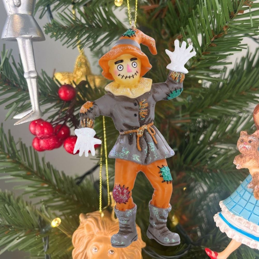 Scarecrow Christmas Tree Bauble | Wizard of Oz Christmas Tree Ornament - 12cm Baubles - Tophatter Daily Deals