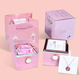 Valentine's Day™ Rotating Rose Jewelry Box Jewelry Boxes - Tophatter Daily Deals