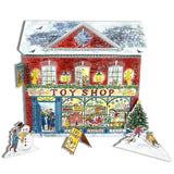 3D Toy Shop Christmas Advent Calendar | Advent Calendar with Pop-Up Characters Advent Calendar - Tophatter Daily Deals