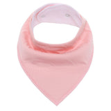 Baby solid color triangle scarf Pink 0 - Tophatter Daily Deals