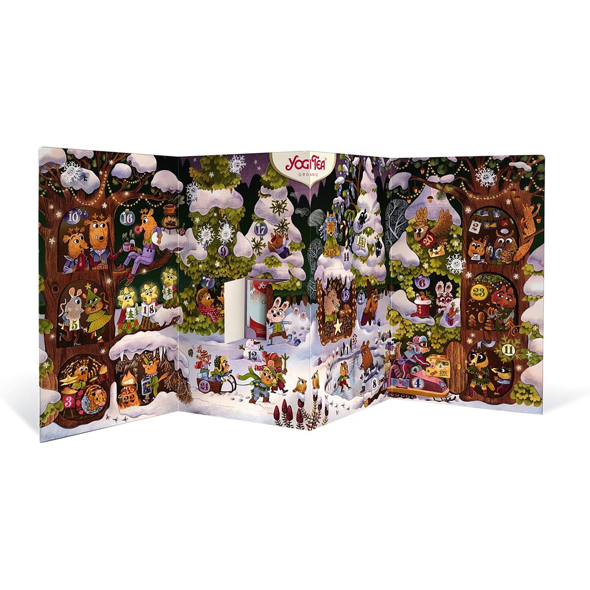 Yogi Tea Christmas Advent Calendar, 24 Tea Varieties & Hanging Format Advent Calendar - Tophatter Daily Deals