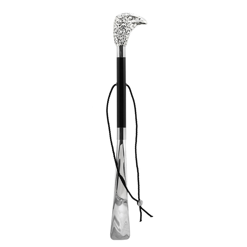 Italian Luxury: Hawk Shoehorn, Crafted in Elegant 925r Silver Shoe Horns - Tophatter Daily Deals