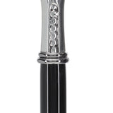 Italian Luxury: Fritz Leaves Handle Cane, In 925r Silver Alpaca Silver Walking Sticks - Tophatter Daily Deals