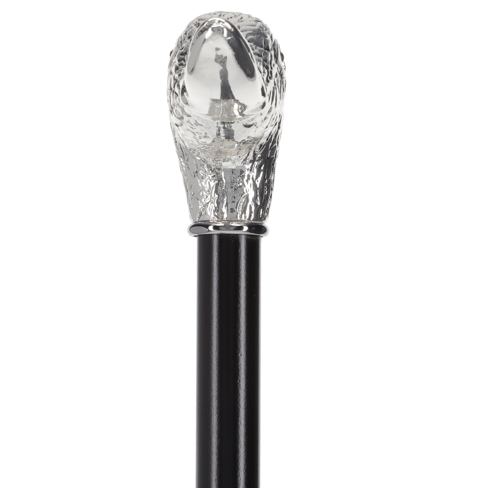 Italian Luxury Silver 925 Duck Walking Stick: Elegant Design Alpaca Silver Walking Sticks - Tophatter Daily Deals