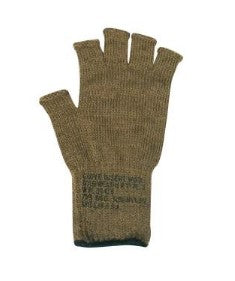 Rothco Fingerless Wool Gloves COYOTE - Tophatter Daily Deals
