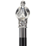 Italian Import 925r Silver Swan Stick - Agatha Christie's Poirot Alpaca Silver Walking Sticks - Tophatter Daily Deals