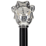Italian Luxury Silver 925 Frog Walking Stick: Elegant Design Frog Walking Canes - Tophatter Daily Deals