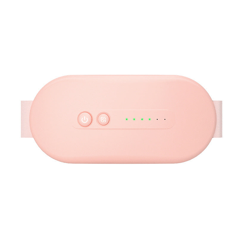 Abdominal Massage Instrument Home Waist Massager Multifunctional Massage Belt Pink 0 - Tophatter Daily Deals