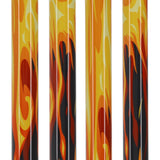 Silver 925r Skull Walking Stick With Swarovski Crystal Eyes Flame Shaft Skull Walking Canes Dragon Walking Canes - Tophatter Daily Deals