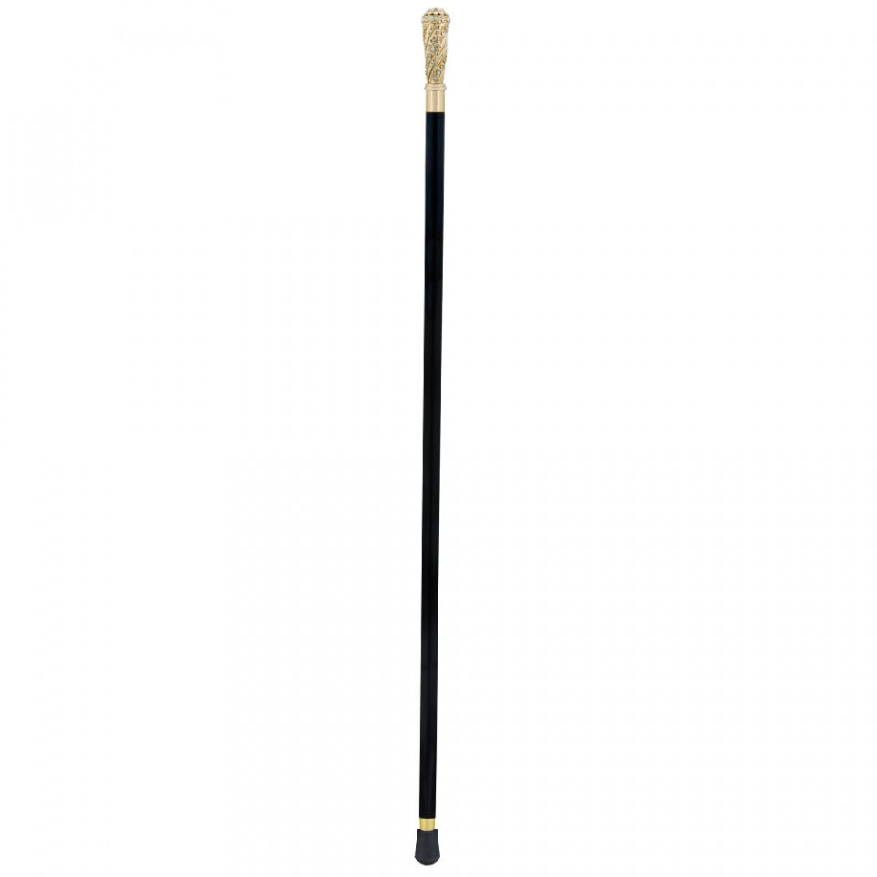 Italian Luxury: Exclusive 24K Gold & Swarovski Crystal Stick Antique Vintage Walking Canes - Tophatter Daily Deals