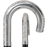 Italian Luxury: 'Tranquil Tourist' Cane, Crafted in 925r Silver Alpaca Silver Walking Sticks - Tophatter Daily Deals