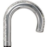 Italian Luxury: 'Tranquil Tourist' Cane, Crafted in 925r Silver Alpaca Silver Walking Sticks - Tophatter Daily Deals