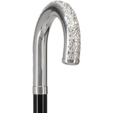 Italian Luxury: 'Tranquil Tourist' Cane, Crafted in 925r Silver Alpaca Silver Walking Sticks - Tophatter Daily Deals