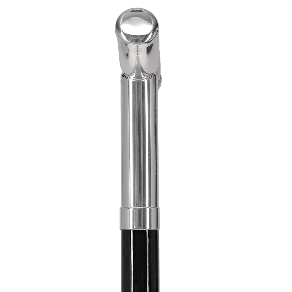 Italian Luxury 925r Silver Tranquil Fritz Cane Alpaca Silver Walking Sticks - Tophatter Daily Deals