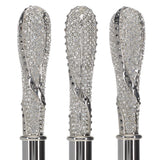 Opulent Italian: 925r Silver Cane w/ Extensive Swarovski Inlay Alpaca Silver Walking Sticks - Tophatter Daily Deals