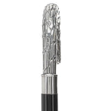 Italian Luxury: Embossed Tourist Cane, Crafted in 925r Silver Alpaca Silver Walking Sticks - Tophatter Daily Deals