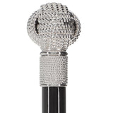 Italian Import - Sailor Monkey Fist Knot: 925r Silver Rope Cane - Tophatter Daily Deals