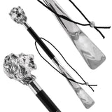 Italian Luxury: Lion Shoehorn, Majestic, Elegant 925r Silver Shoe Horns - Tophatter Daily Deals