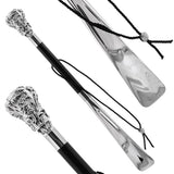 Silver 925r Intricate Flower Shoehorn Shoe Horns - Tophatter Daily Deals