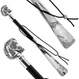 Italian Luxury: Horse Shoehorn, Crafted in Elegant 925r Silver Shoe Horns - Tophatter Daily Deals