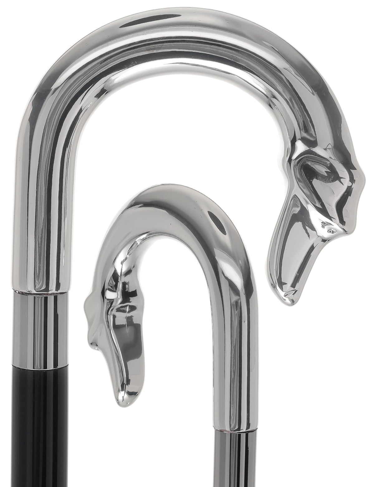 Italian Luxury Canine Majesty Walking Cane: Elegant Design Alpaca Silver Walking Sticks - Tophatter Daily Deals