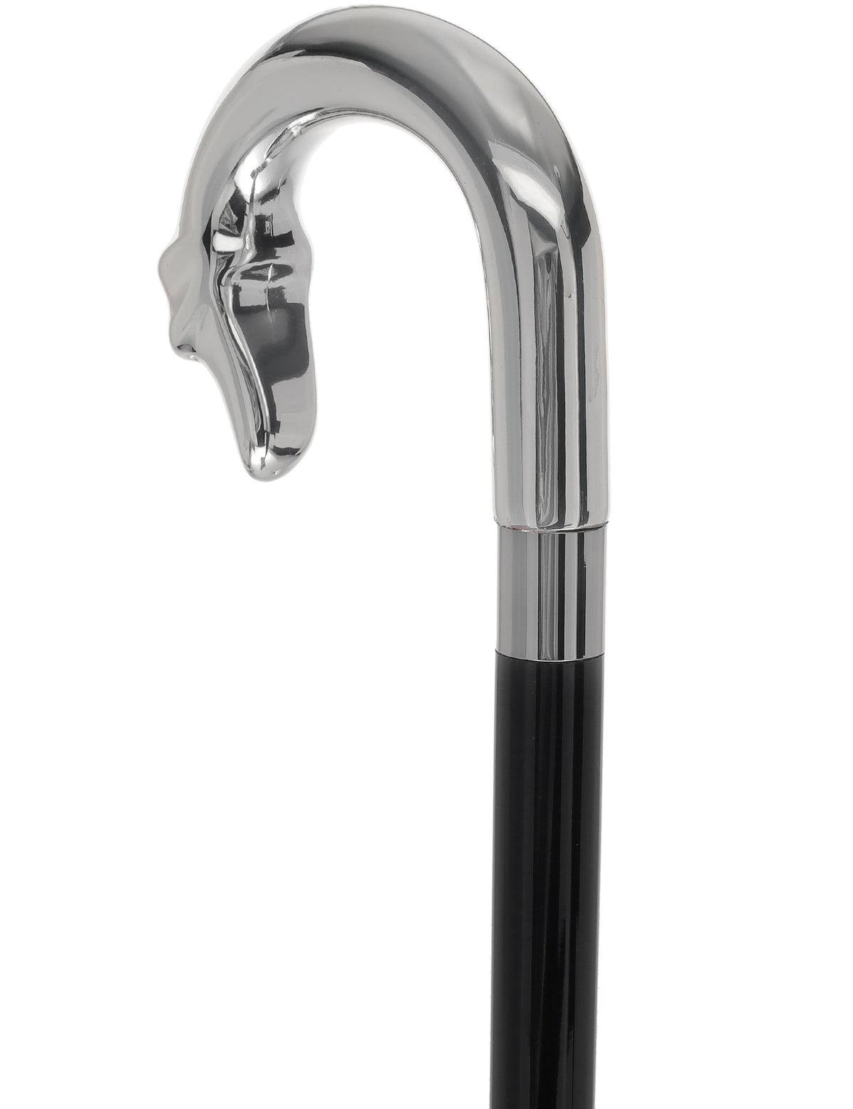 Italian Luxury Canine Majesty Walking Cane: Elegant Design Alpaca Silver Walking Sticks - Tophatter Daily Deals