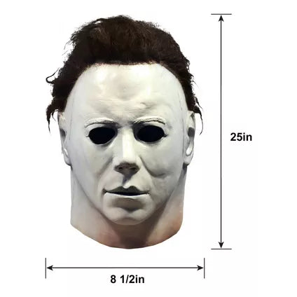 Lifelike Michael Myers Foam Latex Horror Mask - Perfect for Halloween Costume Parties, Handmade Replica of Iconic Character Halloween Masks - Tophatter Daily Deals
