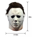 Lifelike Michael Myers Foam Latex Horror Mask - Perfect for Halloween Costume Parties, Handmade Replica of Iconic Character Halloween Masks - Tophatter Daily Deals